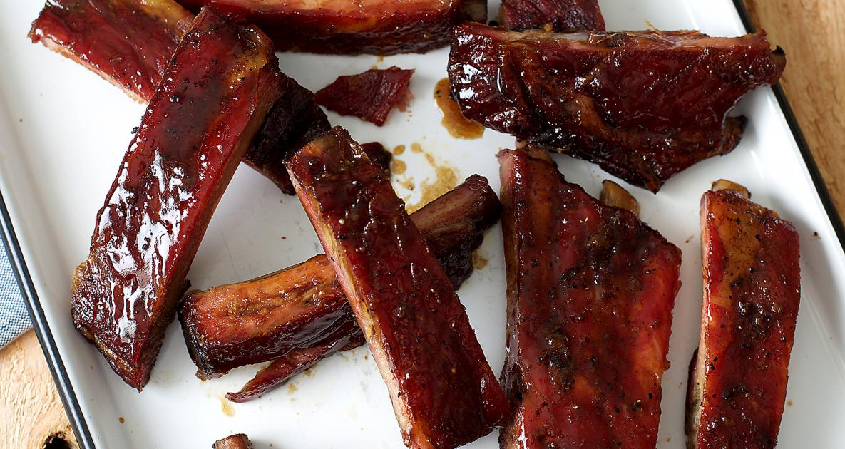 Baby Back Ribs with Beer & Brown Sugar Glaze