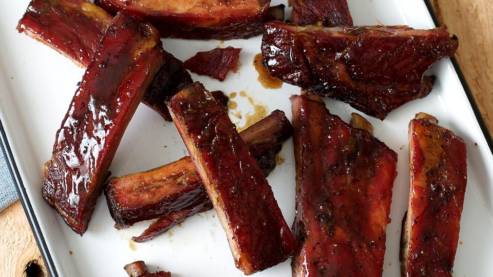 Baby Back Ribs with Beer & Brown Sugar Glaze